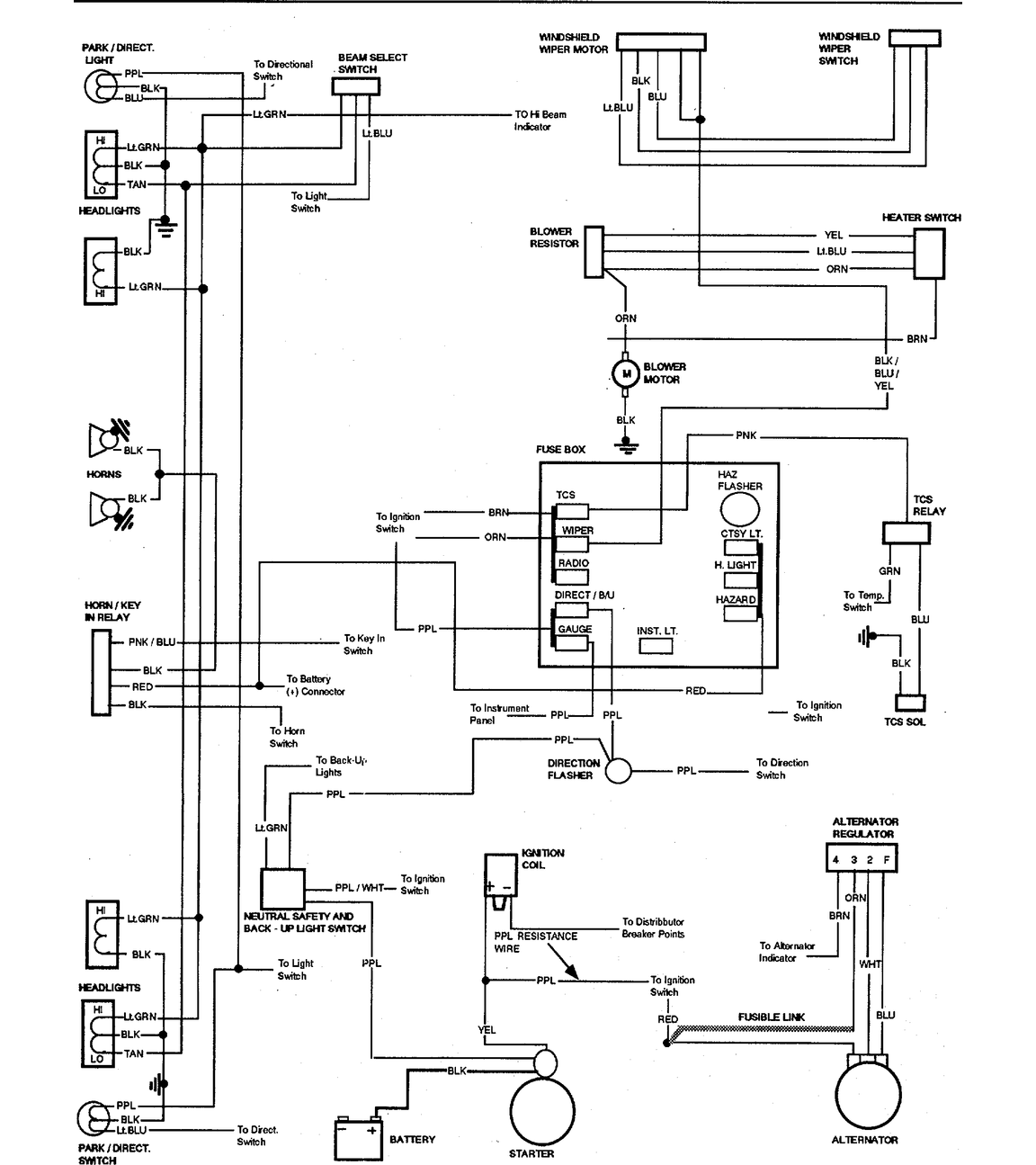 1970 Chevelle Turn Signal Wiring Diagram