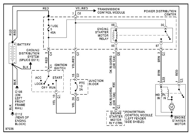 Chrysler Town and Country Headlight Wiring Diagram