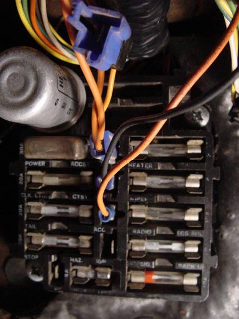 1981 Chevy Truck Fuse Box