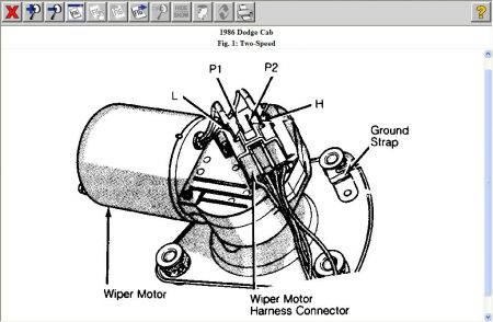 Dodge Windshield Wiper Motor Wiring Diagram