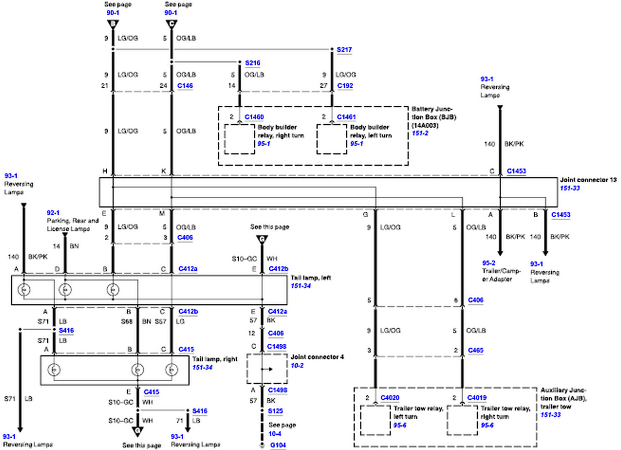 Da602 Ford F550 Trailer Wiring Diagram Wiring Library