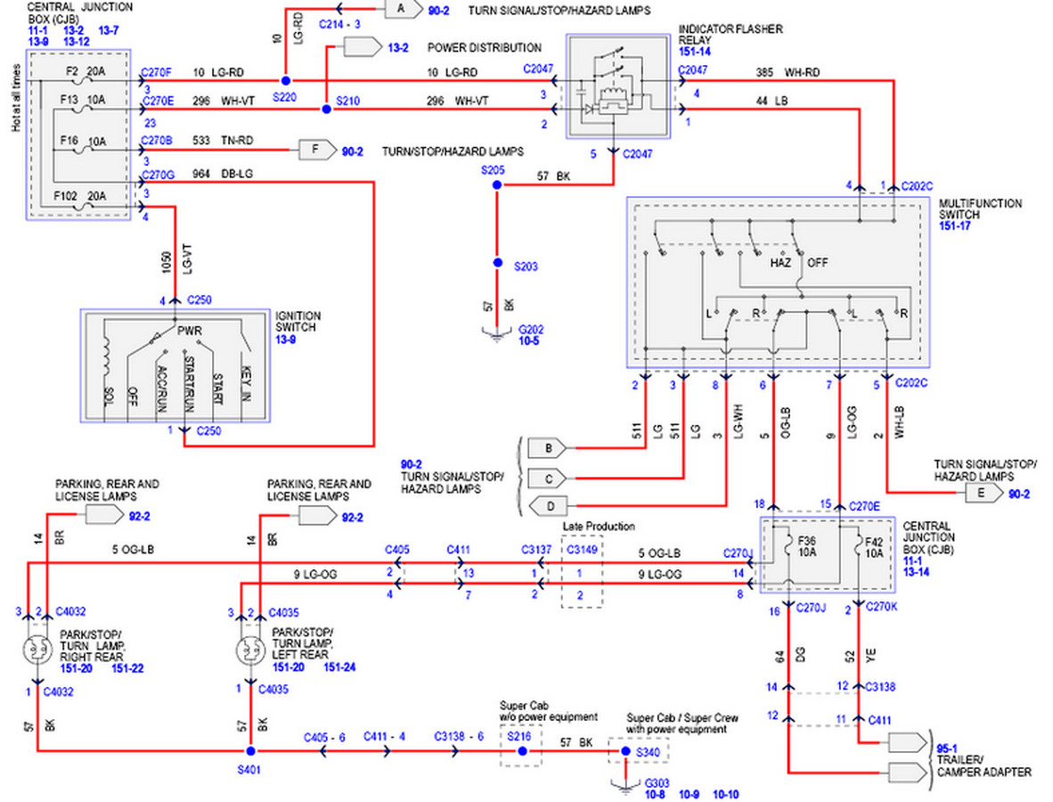 Ford Ranger Tail Light Wiring Diagram