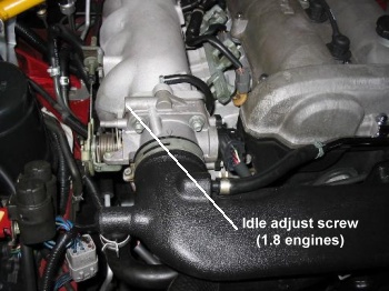 Idle Speed Adjustment Screw