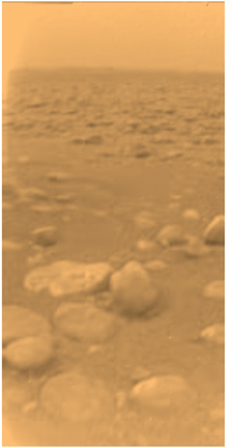Images of Saturn Moon Titan