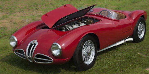 impractical way the hood opens 1954 Alfa Romeo 1900 Colli Barchetta