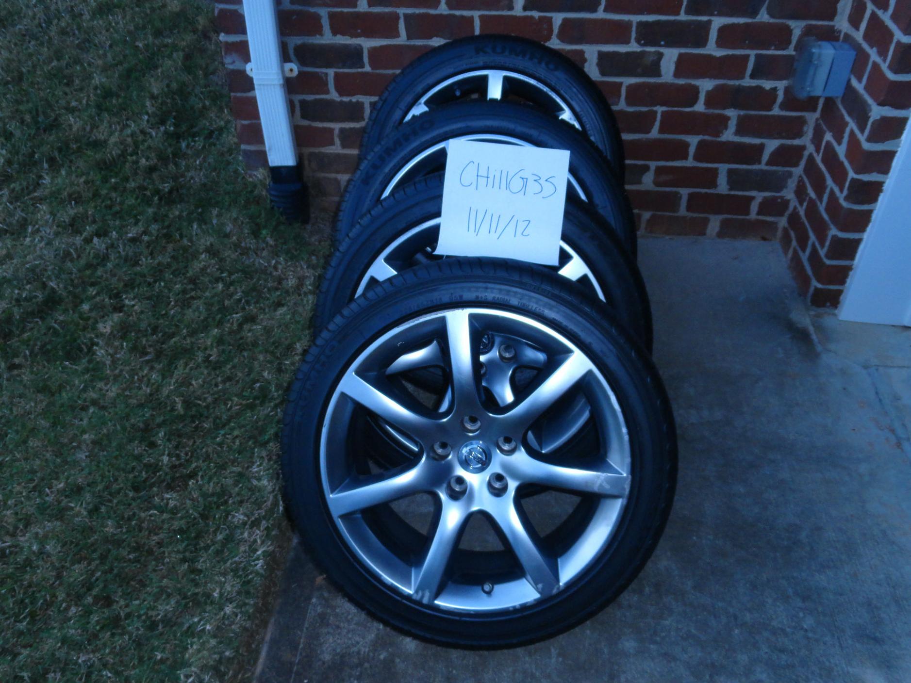 Infiniti G35 Rims and Tires