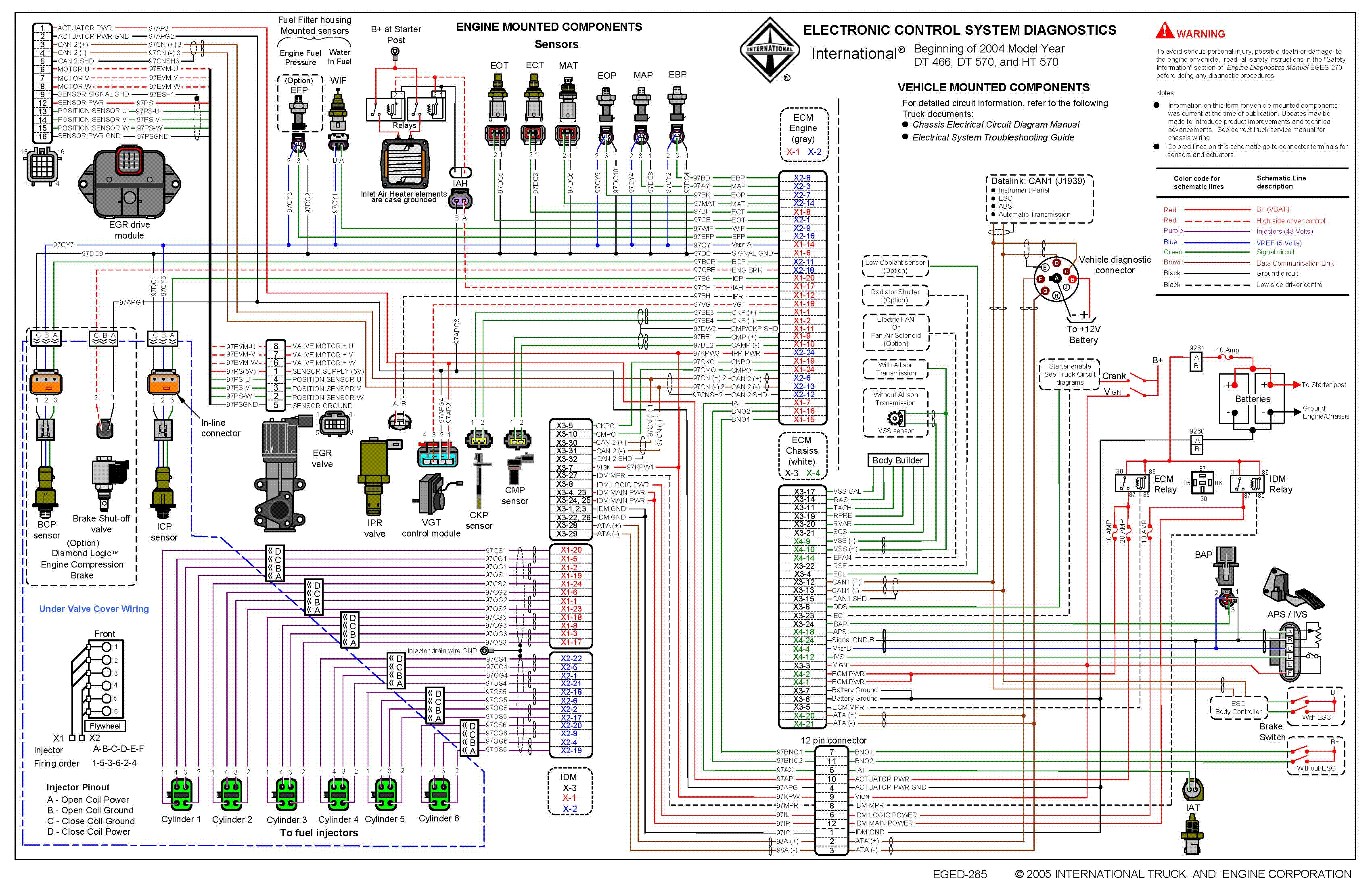 2006 International 4300 AC Wiring Diagram - image details