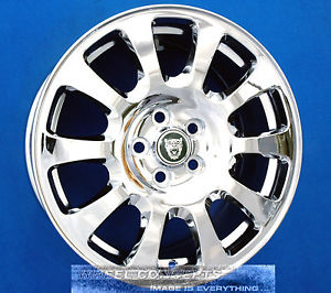 JAGUAR XJ8 XJ 17" CHROME WHEELS "WINTER" / "HELIOS" RIMS 17 INCH OEM