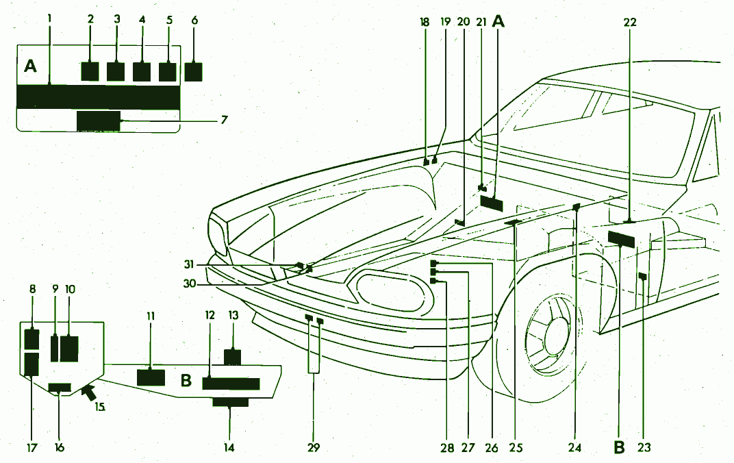 Jaguar XJS Fuse Box Diagram