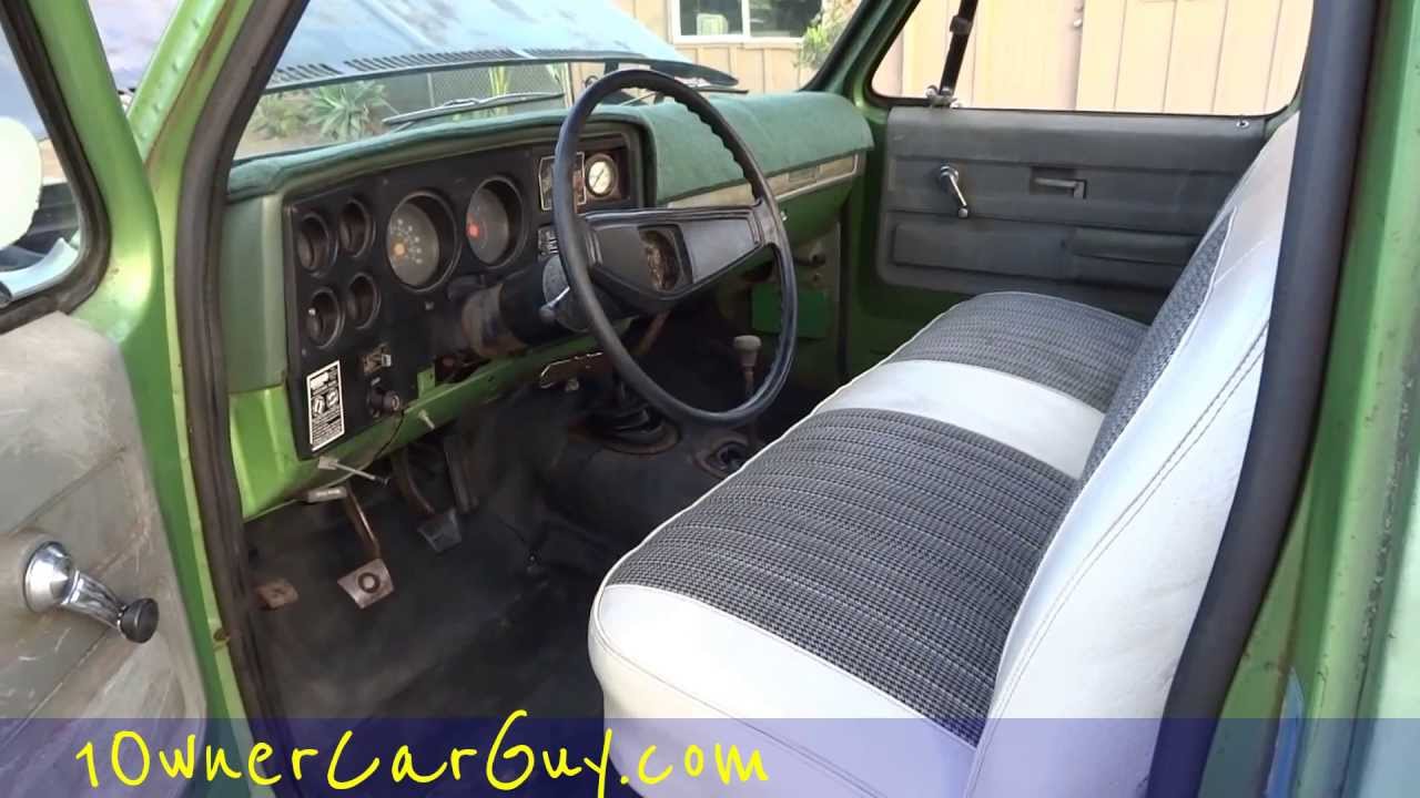 K10 Chevy Truck Custom Interior