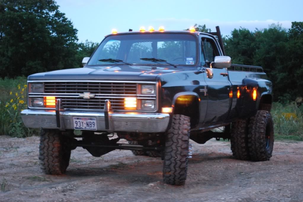 Lifted Chevy K30 Dually