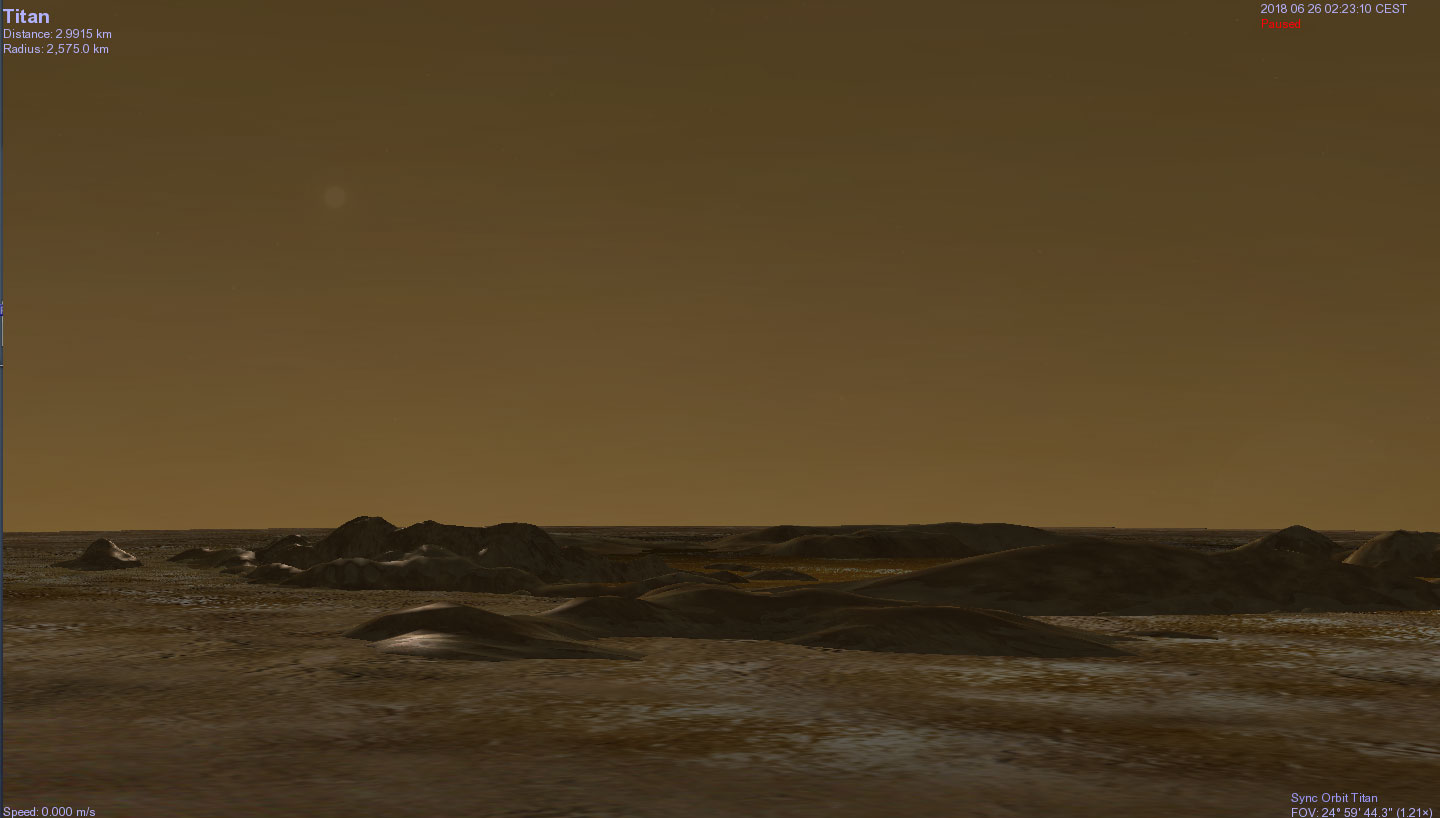 Moon Surface Images Titan Huygens Probe