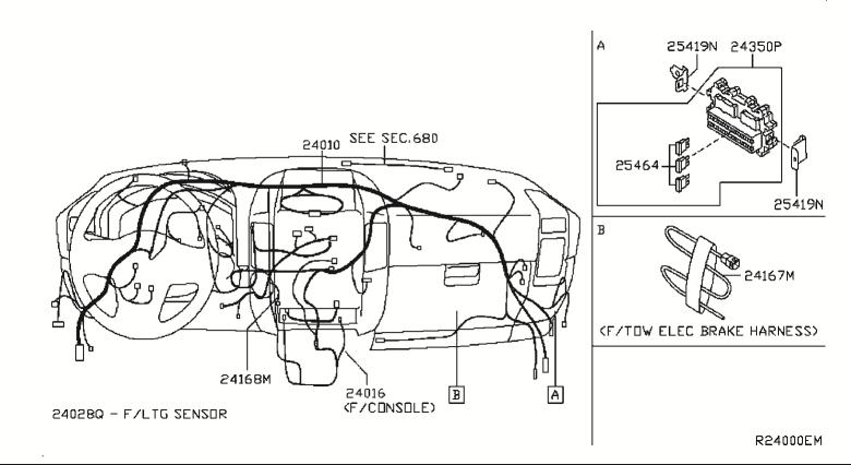 Nissan Titan Door Wiring Harness