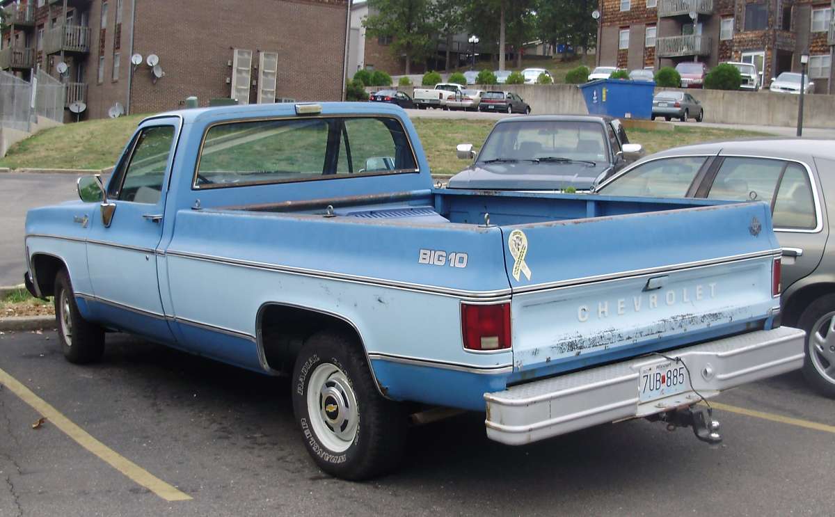 Old Blue Chevy Truck 1978