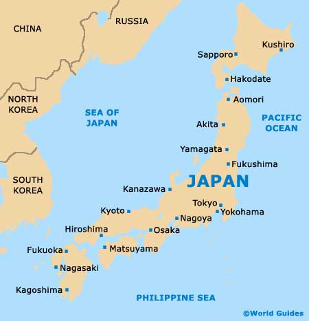 Osaka Japan Map