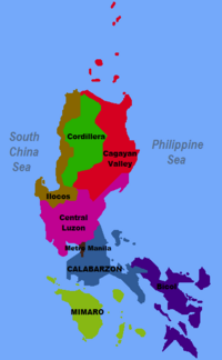 Philippines Map Luzon Island