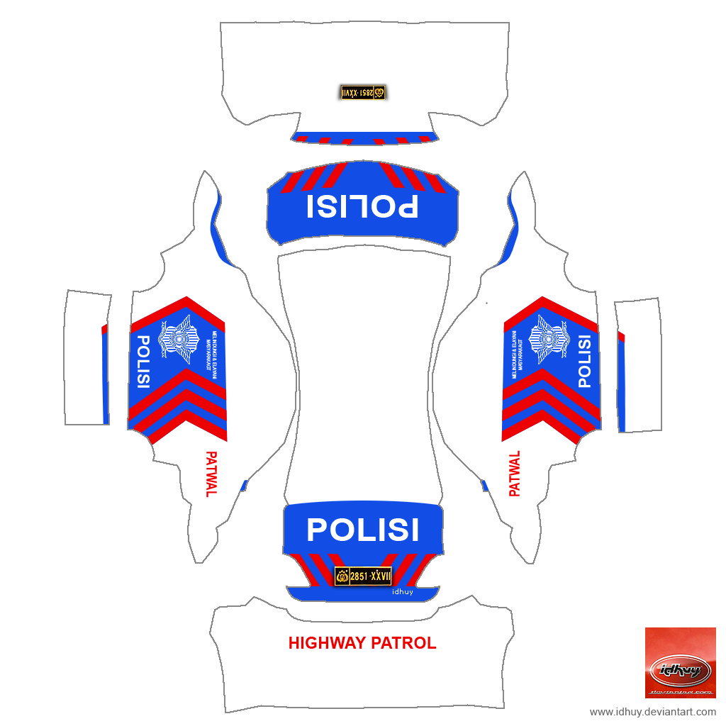 Police Car Graphics Templates