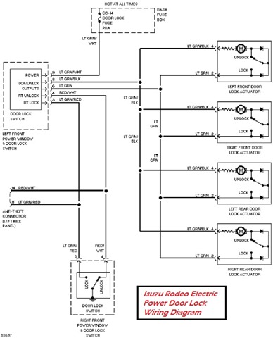 Power Door Lock Wiring Diagram Image Details