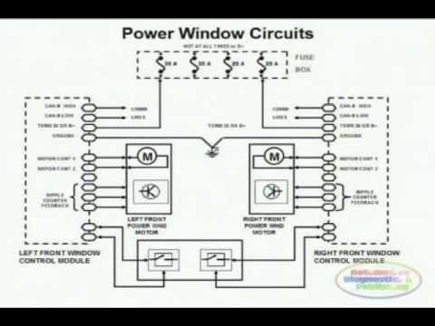 Power Window Wiring Diagram