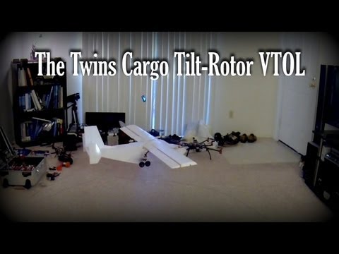 Rc Quad Tiltrotor Vtol Aircraft Retract W/doors Design | How To Save