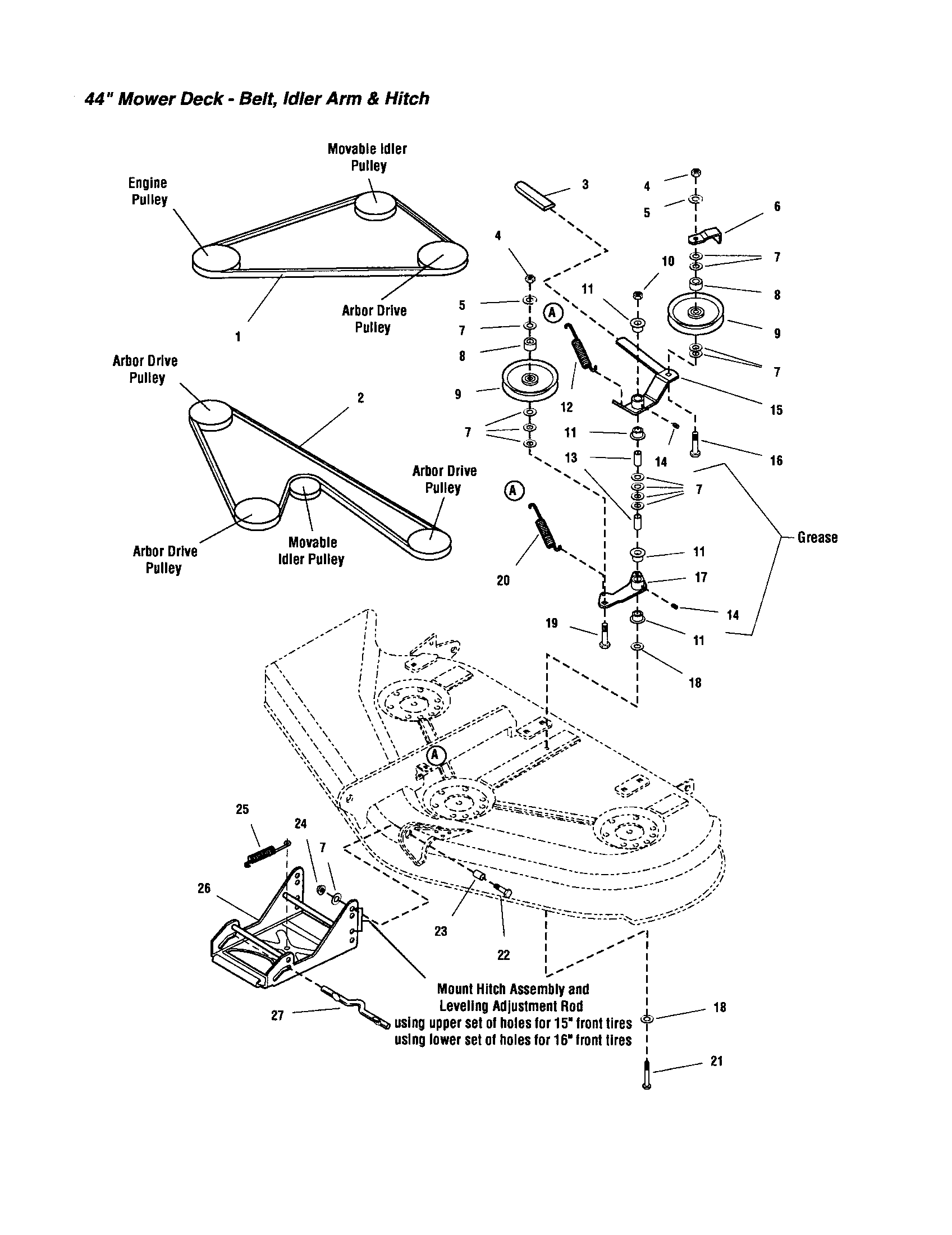 Snapper Riding Mower Belt Replacement Diagram