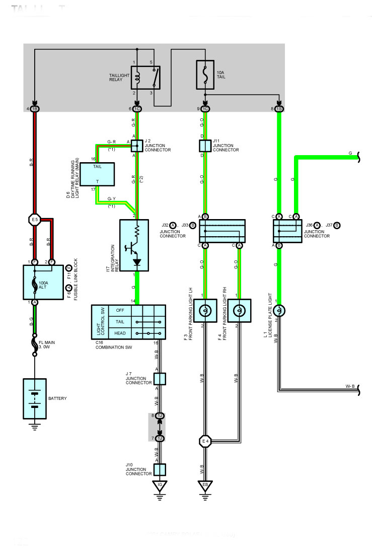 Tail Light Wiring Diagram