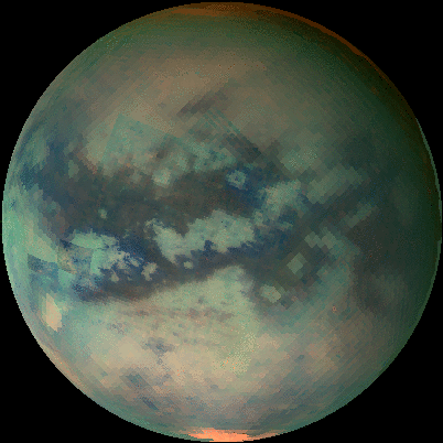 Titan Saturn Moon Surface