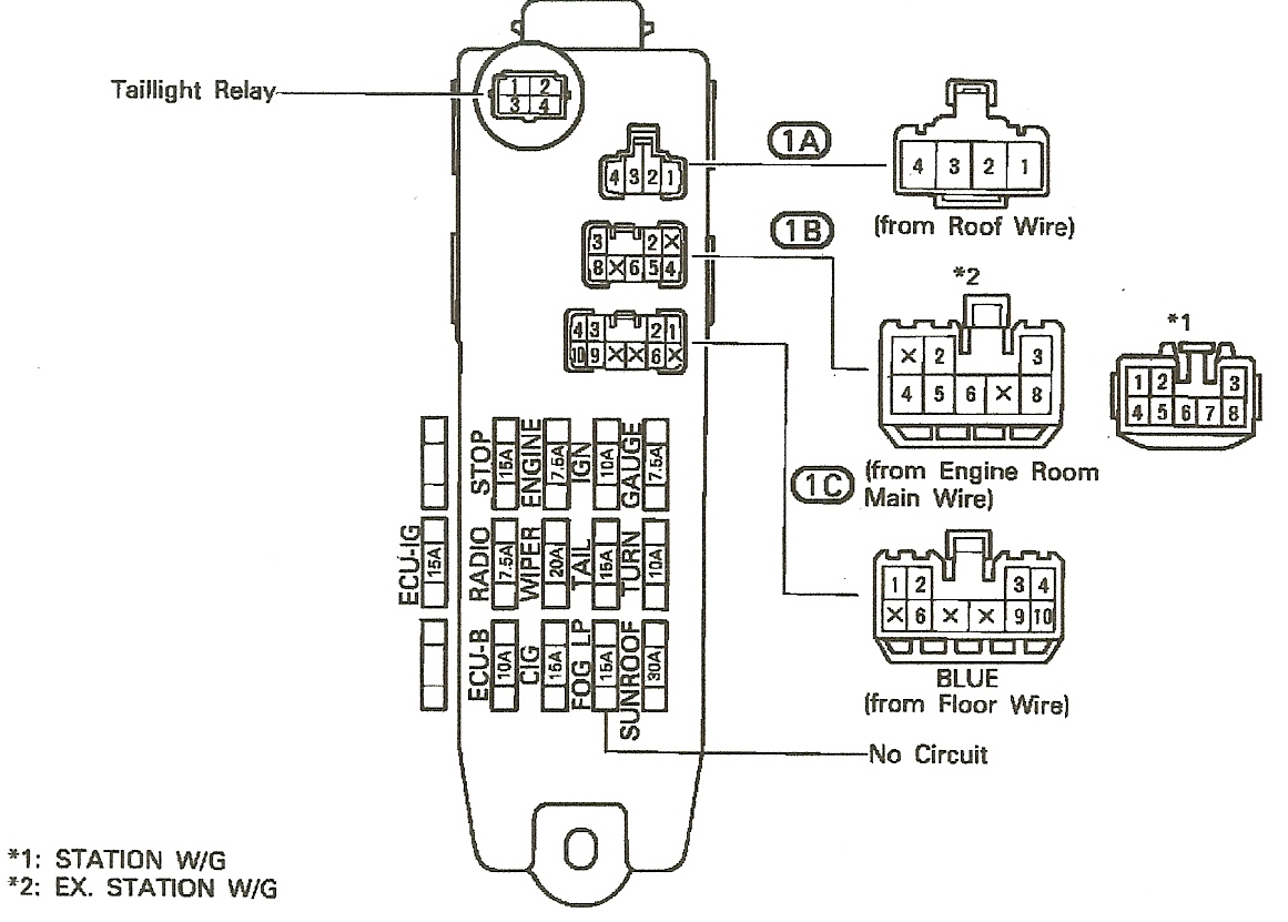 2011 camry radio fuse