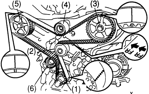 Toyota Camry Timing Belt Diagram
