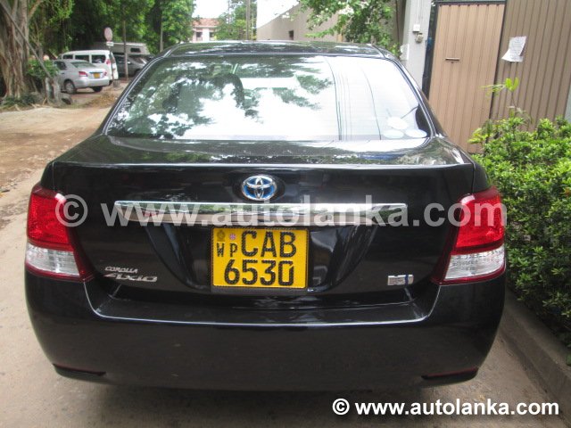 Toyota Corolla Axio Black