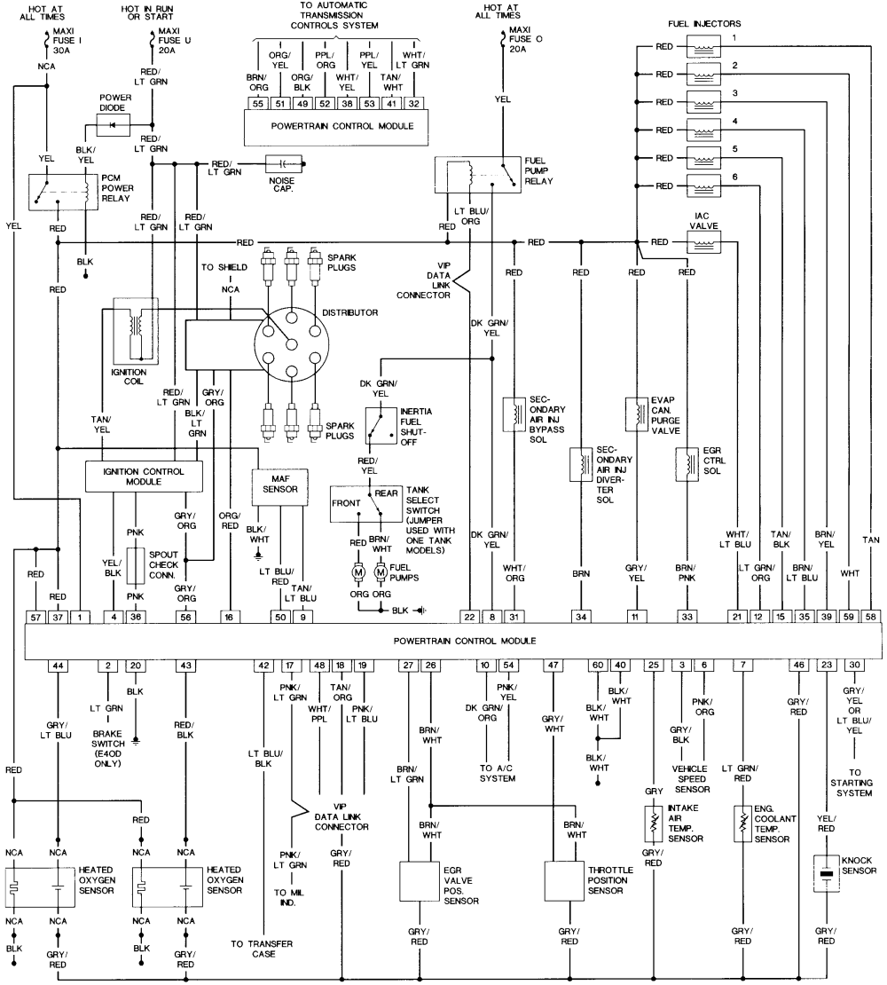 Toyota Supra 1990 Wiring Diagram