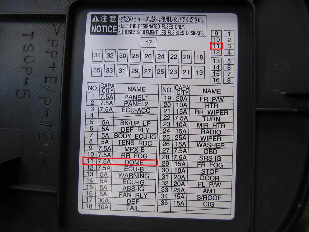 08 Tacoma Fuse Box Wiring Diagrams