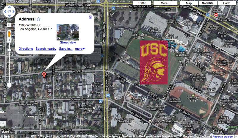 USC Location Map
