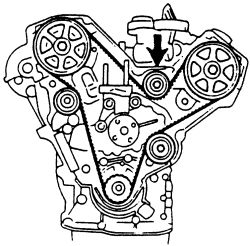 Water Pump 01 Chrysler Sebring Timing Chain