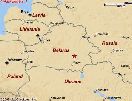 Where Is Minsk Belarus Located On Map