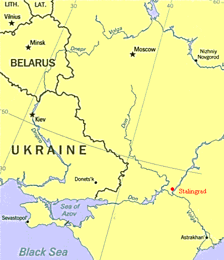Where Is Stalingrad Located On a Map